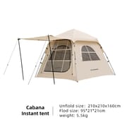 Automatic Tent 3-4 Person Camping Tent,Easy Instant Se tup Portable Backpacking for Sun Shelter,Travelling