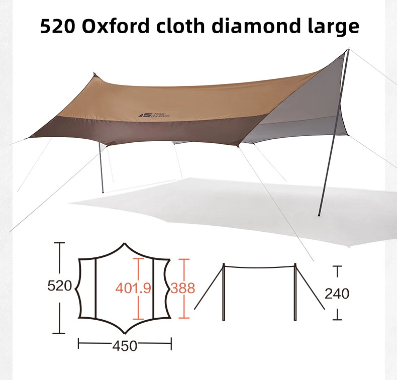 outdoor camping camping portable awning pergola sun protection from the rain Oxford tent canopy outdoor camping camping portable awning pergola sun protection from the rain Oxford tent canopy