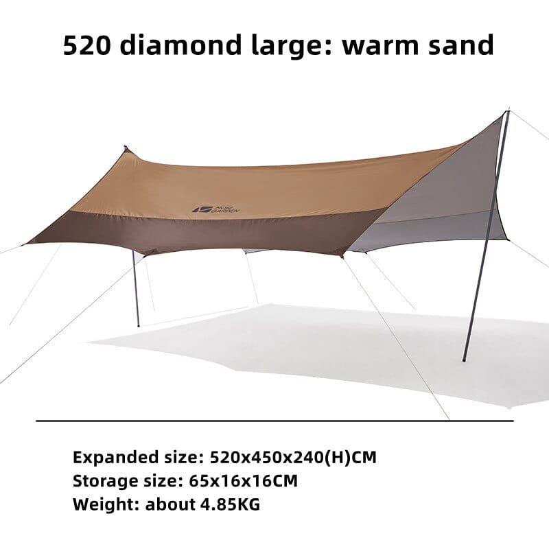 outdoor camping camping portable awning pergola sun protection from the rain Oxford tent canopy