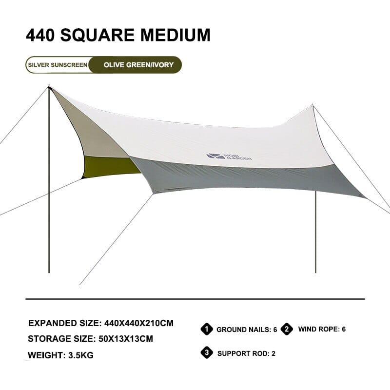 Canopy Awning Folding Telescopic Outdoor Rain Protection Sunblock Pergola Sunblock Ultraviolet Camping Canopy JT