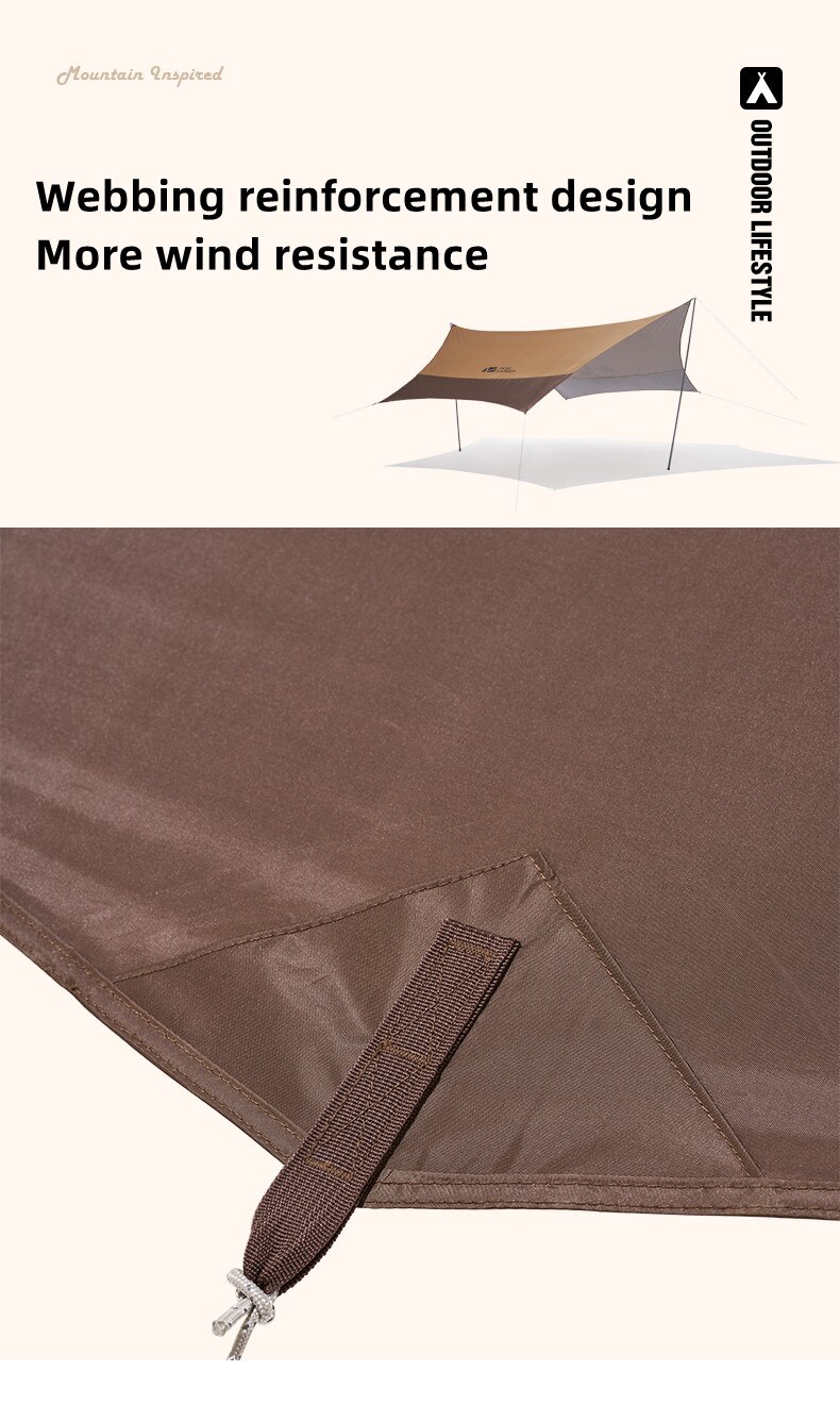 outdoor camping camping portable awning pergola sun protection from the rain Oxford tent canopy outdoor camping camping portable awning pergola sun protection from the rain Oxford tent canopy