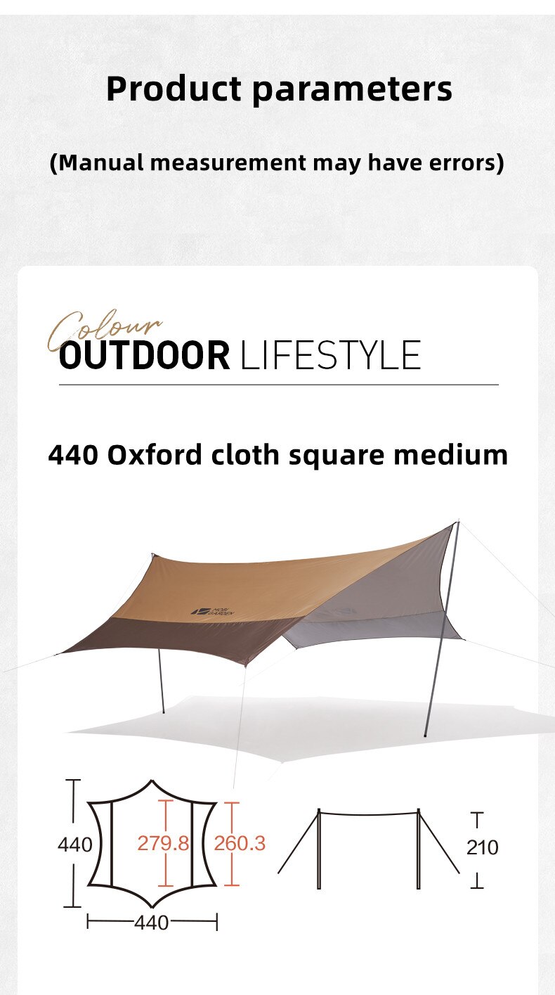 outdoor camping camping portable awning pergola sun protection from the rain Oxford tent canopy outdoor camping camping portable awning pergola sun protection from the rain Oxford tent canopy