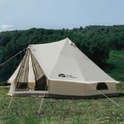 Outdoor Camping Tent Travel 5-8 Person Family Large Space Camping Thick Cotton Fabric Camping Equipment Nature Hike