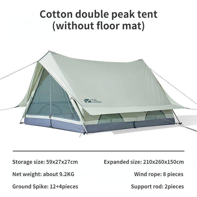 mountain green tent