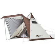 Nature Hike Camping Tent Pyramid Extra Thick with Snow Skirt Windproof Beach Tent Oxford Version Camping Equipment 1 Sold