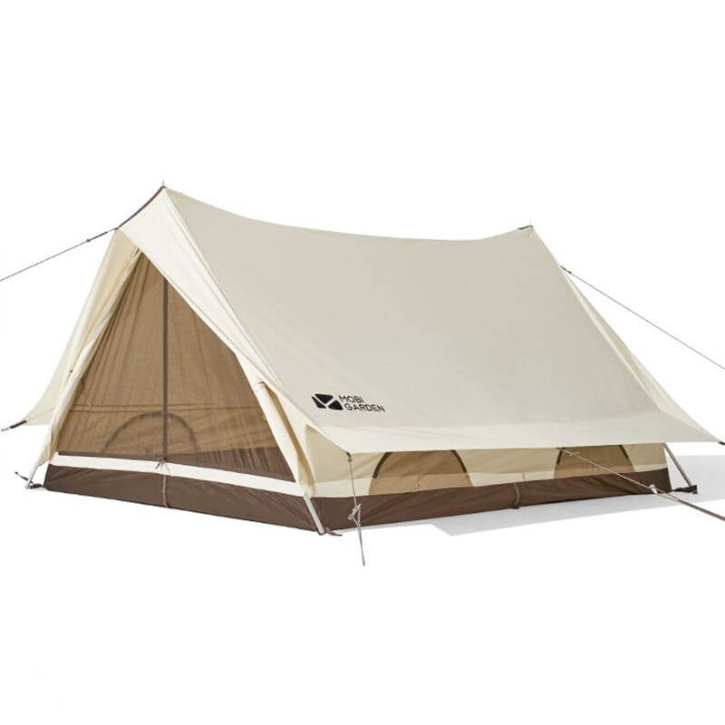Nature Hike Tent Outdoor Equipment Family Light Luxury Large Space Rain Proof Heavy Cotton Camping Tent Travel