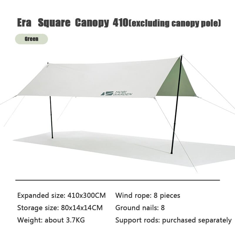 Pergola Outdoor Rain-Proof Sun-Proof and UV-Proof Light Luxury Camping Cotton Canopy Era Pergola