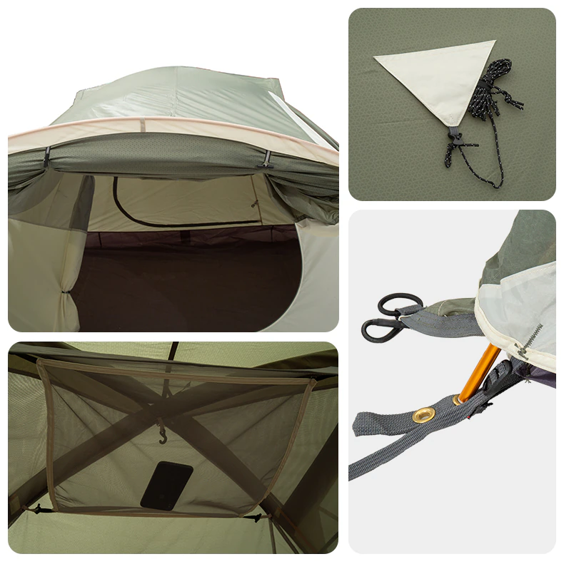 Archeos 2-3 People Backpacking Tent Outdoor Camping 4 Season Winter Skirt Tent Double Layer Waterproof Hiking Survival Archeos 2-3 People Backpacking Tent Outdoor Camping 4 Season Winter Skirt Tent Double Layer Waterproof Hiking Survival