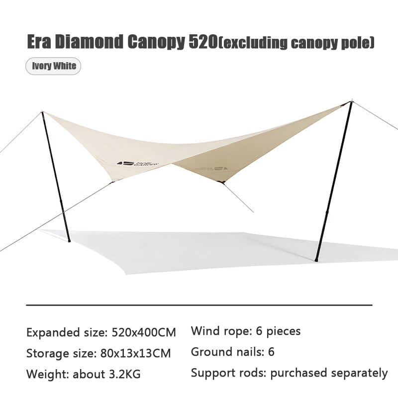 Pergola Outdoor Rain-Proof Sun-Proof and UV-Proof Light Luxury Camping Cotton Canopy Era Pergola