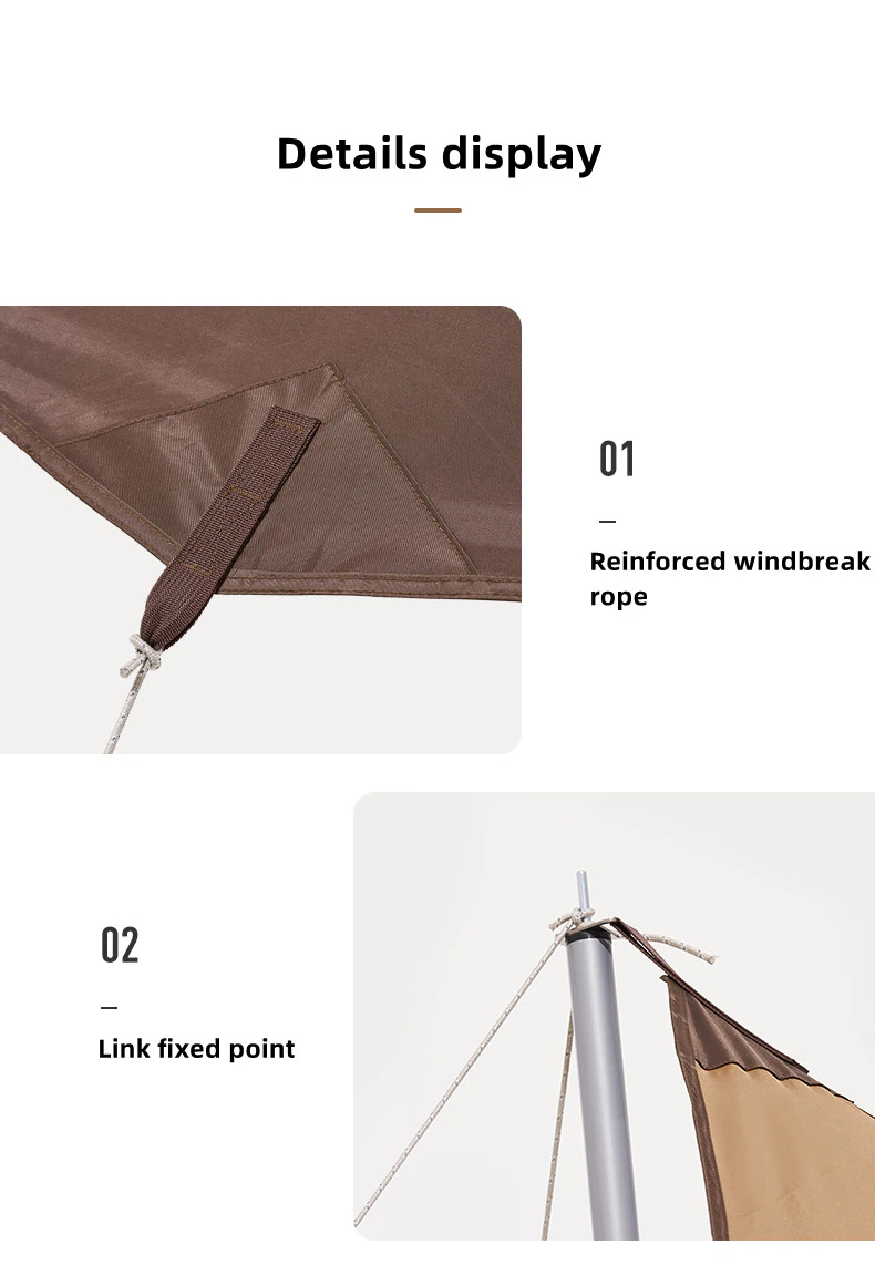 outdoor camping camping portable awning pergola sun protection from the rain Oxford tent canopy outdoor camping camping portable awning pergola sun protection from the rain Oxford tent canopy