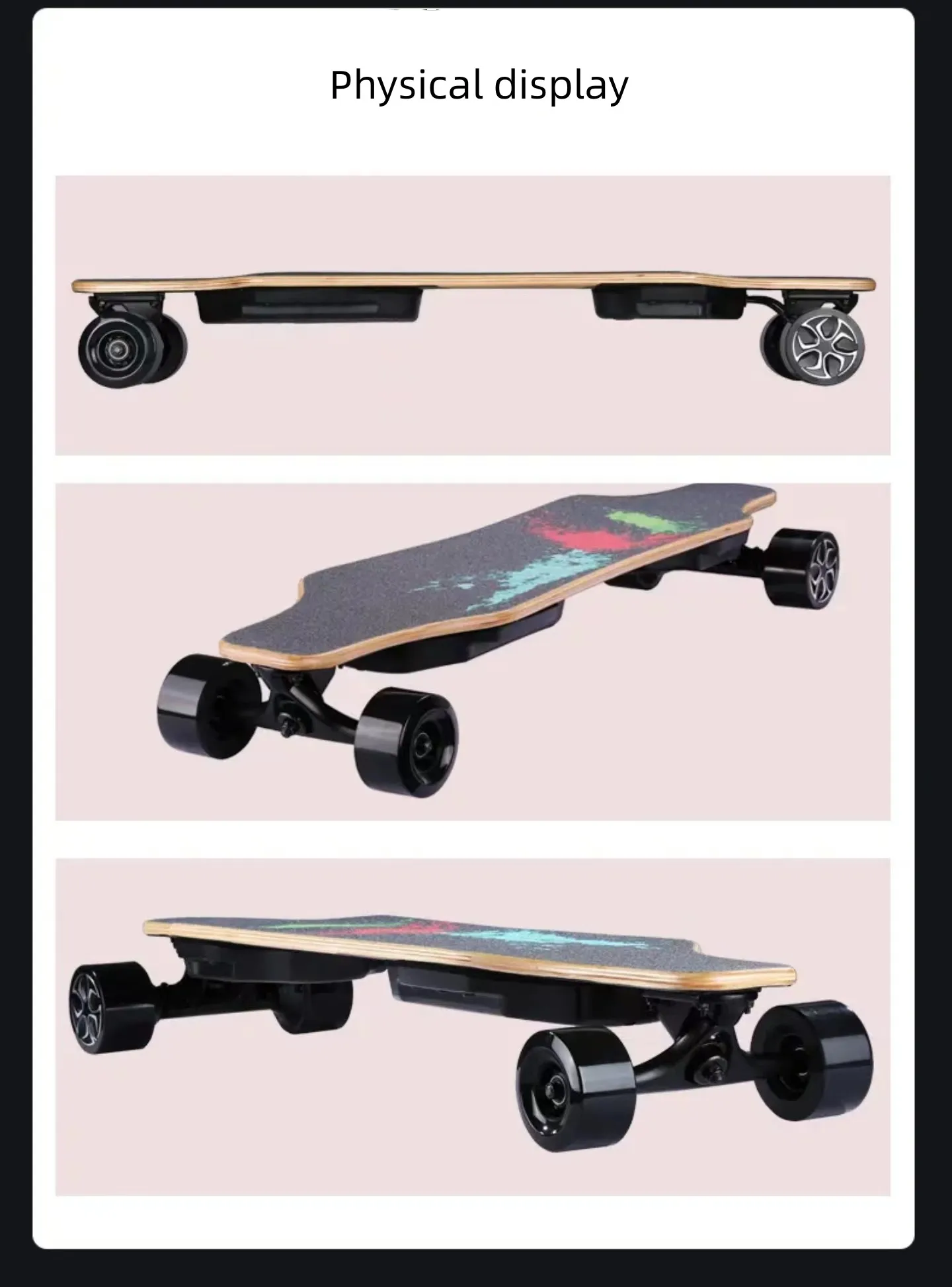 Gryan Aurora electric Scooter four-wheel land impact fast descent longboard campus walking brush street entry preferred
