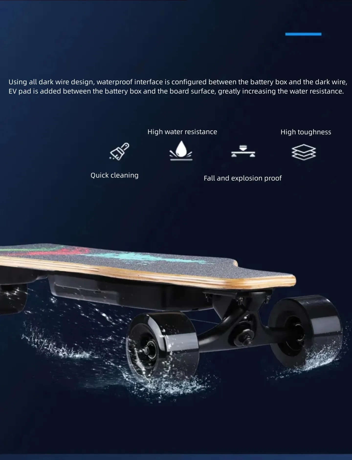 Gryan Aurora electric Scooter four-wheel land impact fast descent longboard campus walking brush street entry preferred