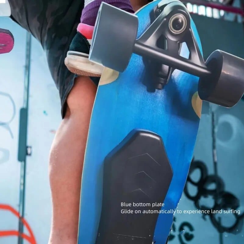 GryanFashion four-wheel scooter land Chong rapid descent electric small fish board adult students office workers walk to commute