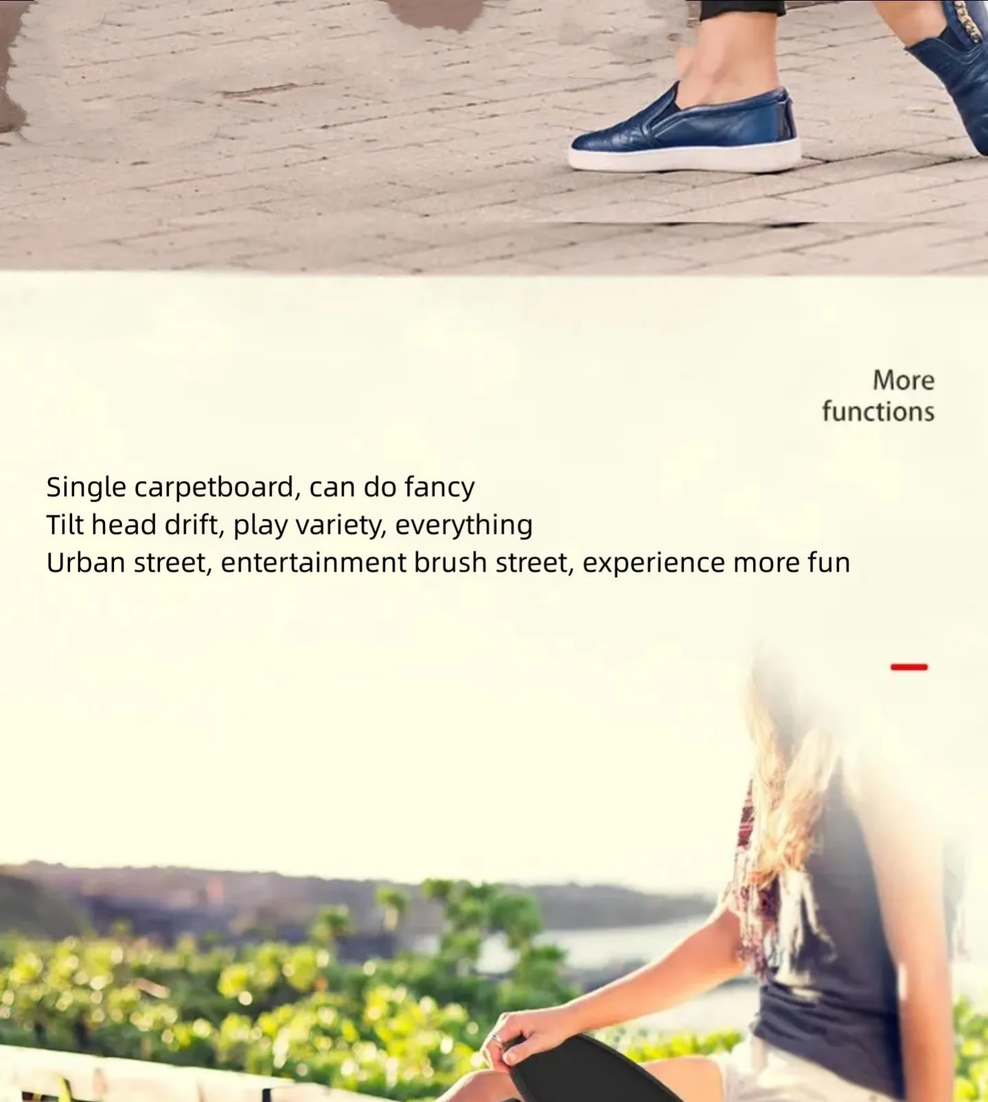 Gryan one-piece four-wheel scooter adult children electric skateboard wireless remote control walking entertainment