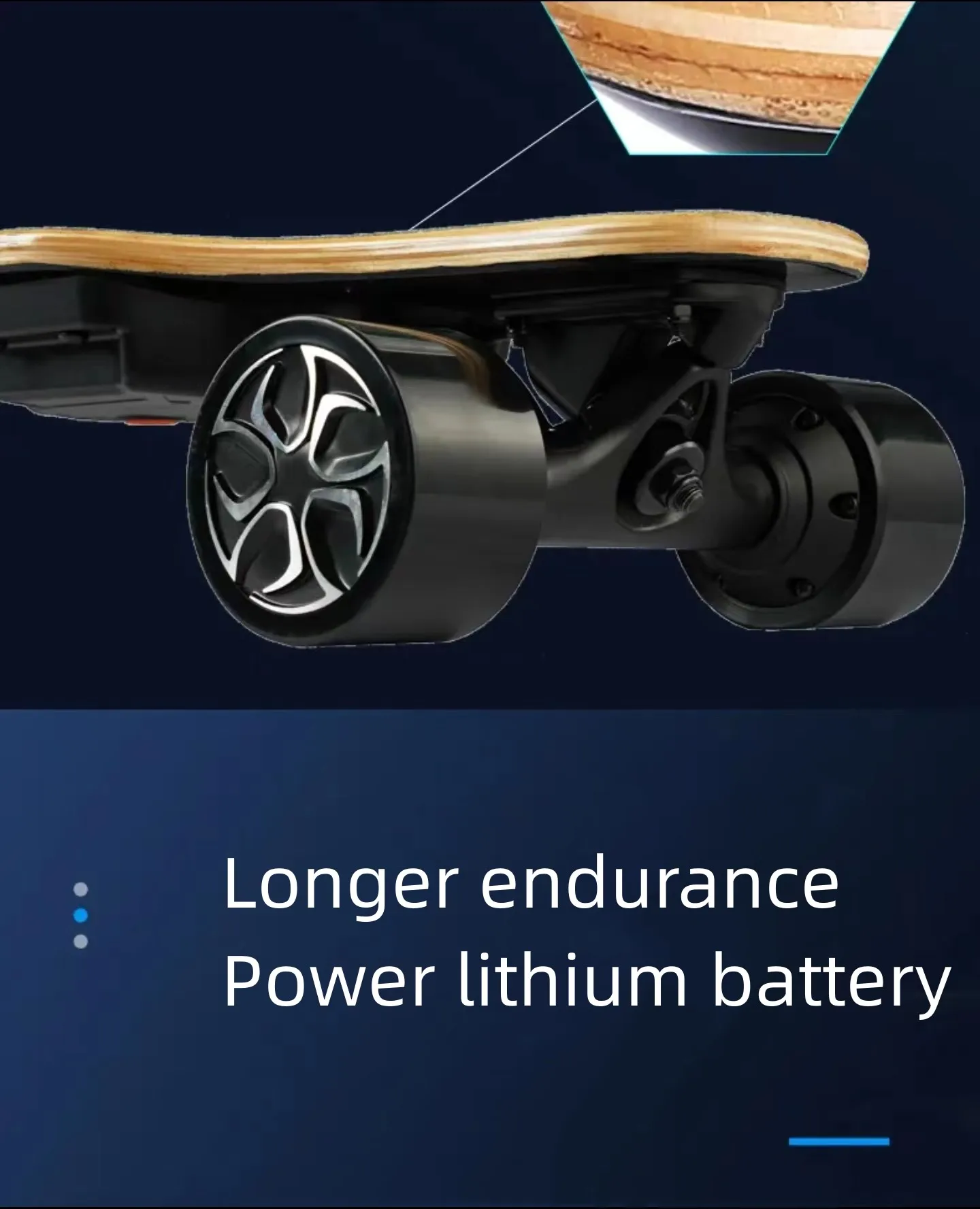 Gryan Aurora electric Scooter four-wheel land impact fast descent longboard campus walking brush street entry preferred