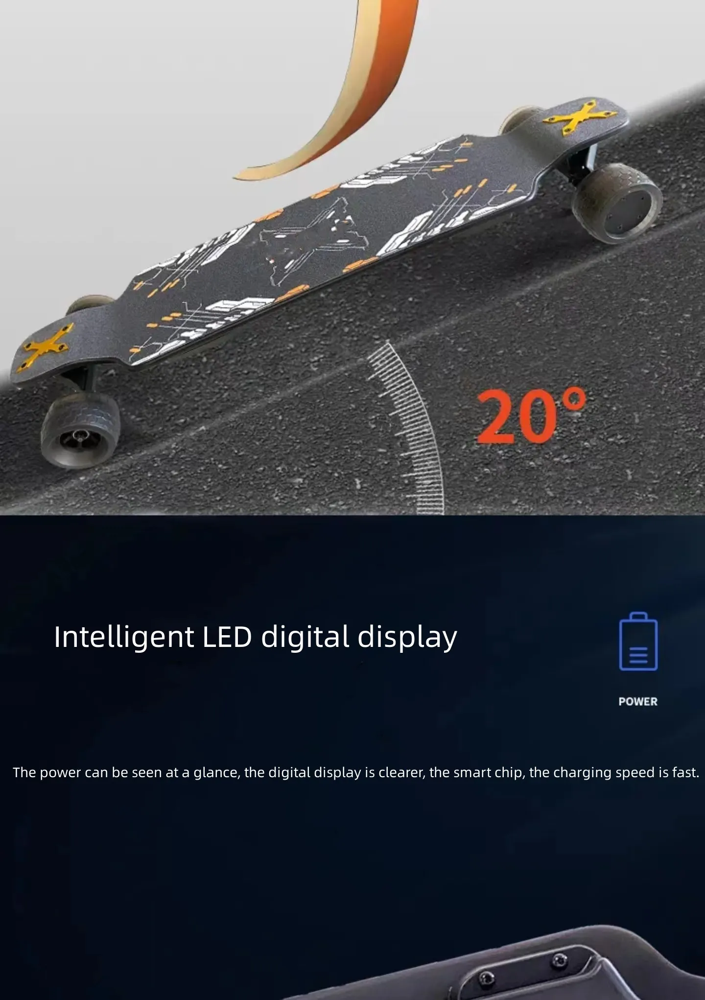 GryanOutdoor off-road electric skateboard four wheel adult work transport walking artifact balance car campus electric longboard