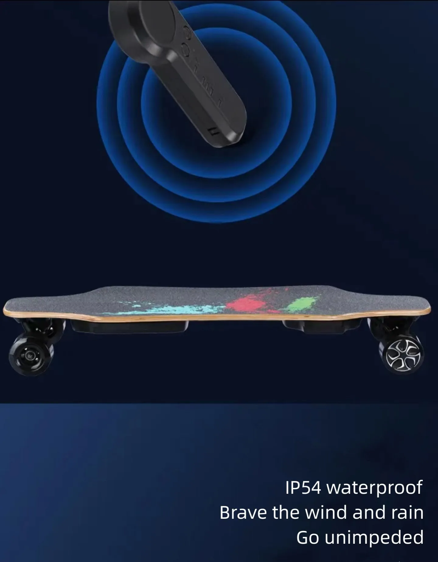 Gryan Aurora electric Scooter four-wheel land impact fast descent longboard campus walking brush street entry preferred