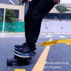 GryanFashion four-wheel scooter land Chong rapid descent electric small fish board adult students office workers walk to commute
