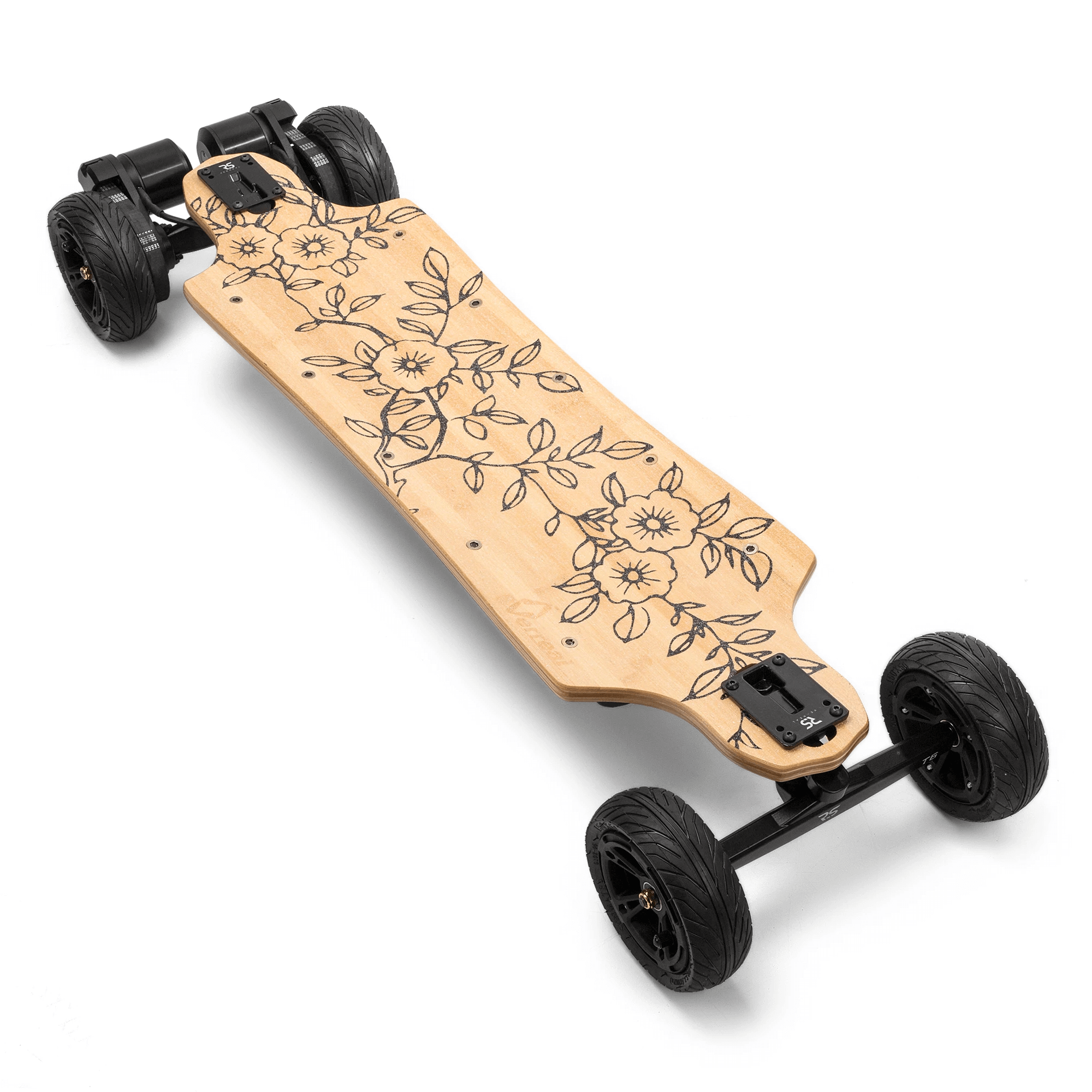 Verreal RS Off Road All Terrain Electric Skateboards&Longboards 4000W 6368 Motors Range 31 Miles/50 Km Top Speed 26MPH/42KMPH