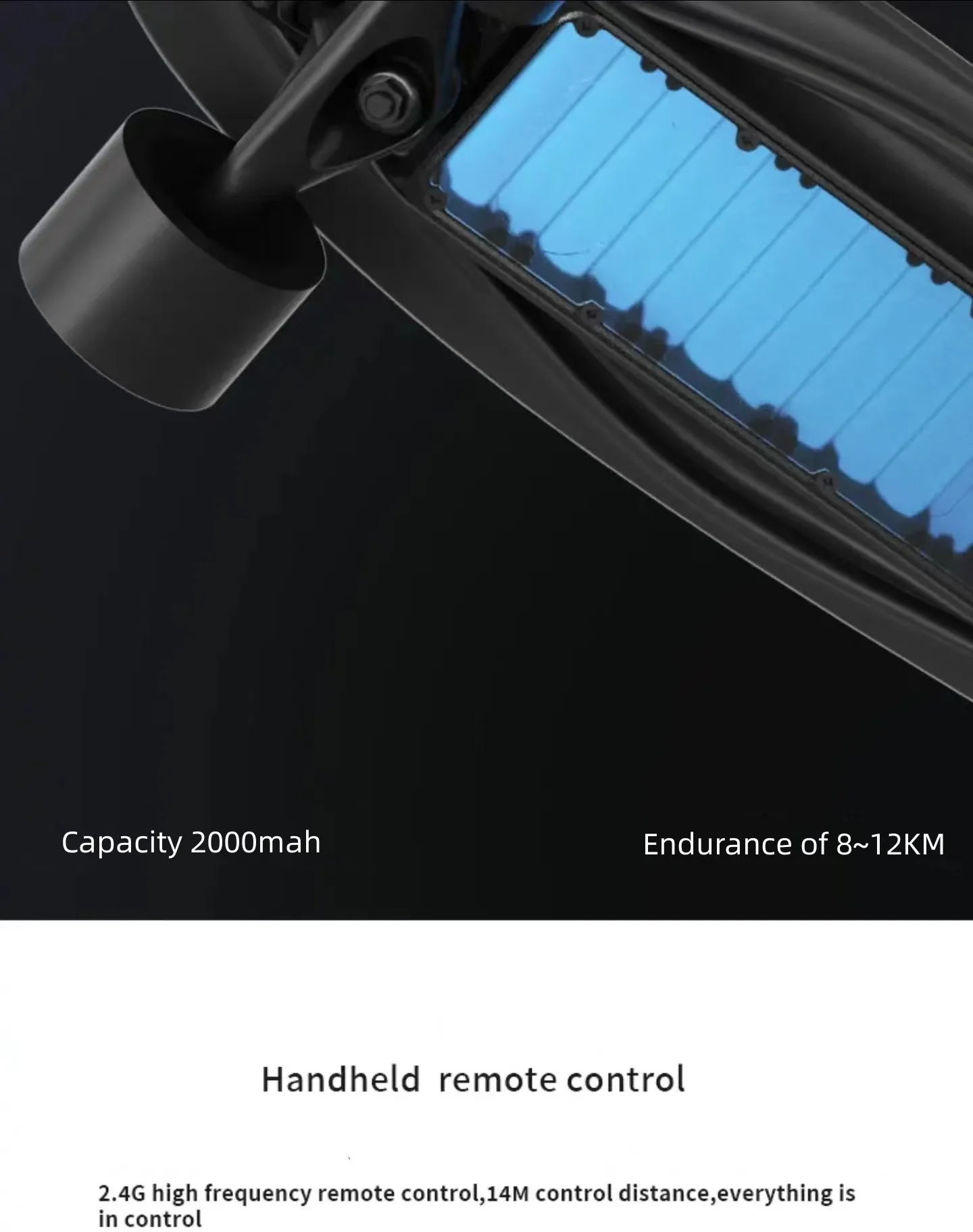 Gryan one-piece four-wheel scooter adult children electric skateboard wireless remote control walking entertainment