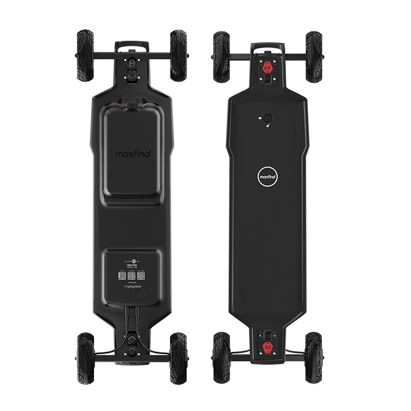 MaxfindFF AT electric skateboard 4WD adult remote control longboard campus commute to work all terrain