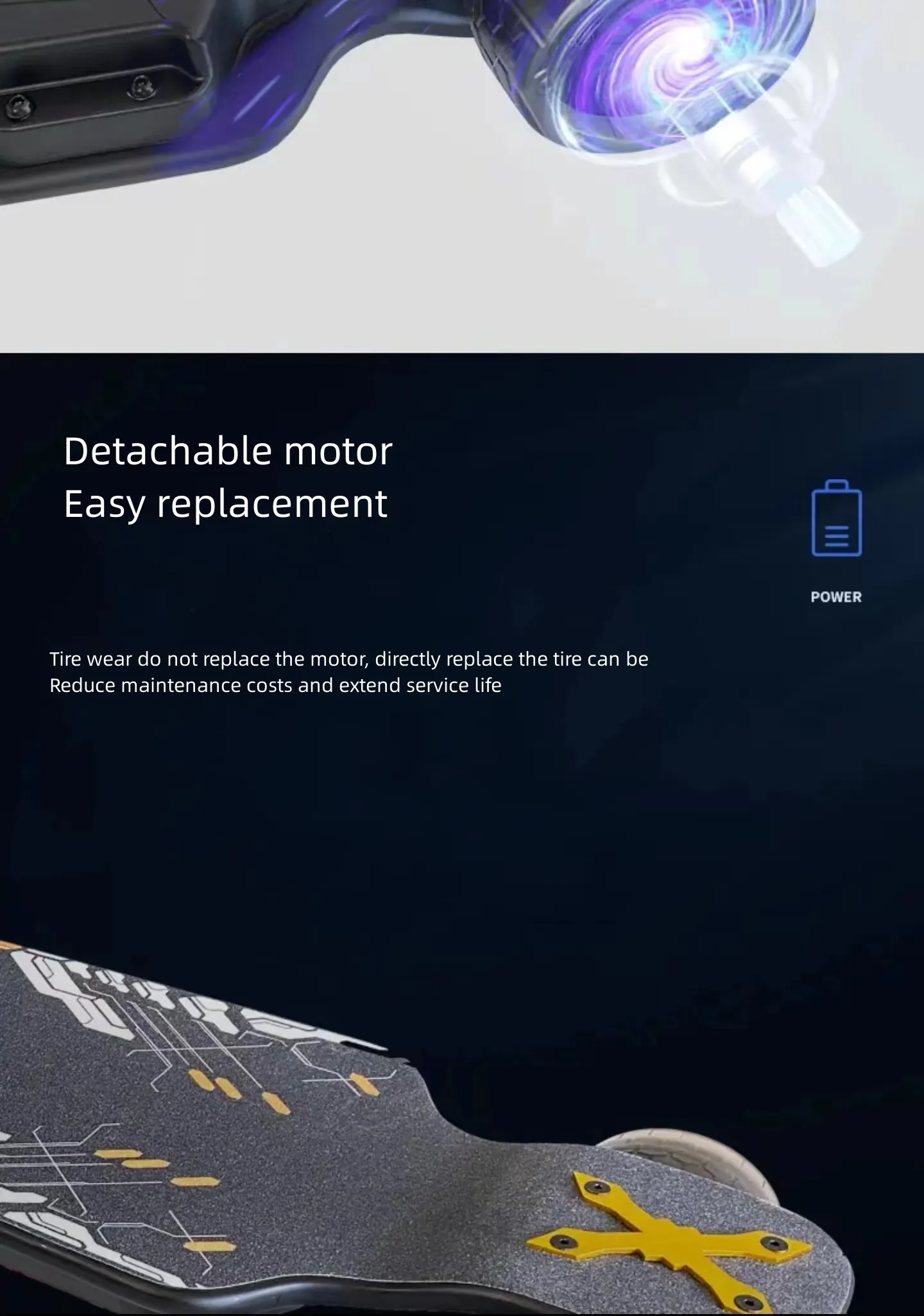 GryanOutdoor off-road electric skateboard four wheel adult work transport walking artifact balance car campus electric longboard