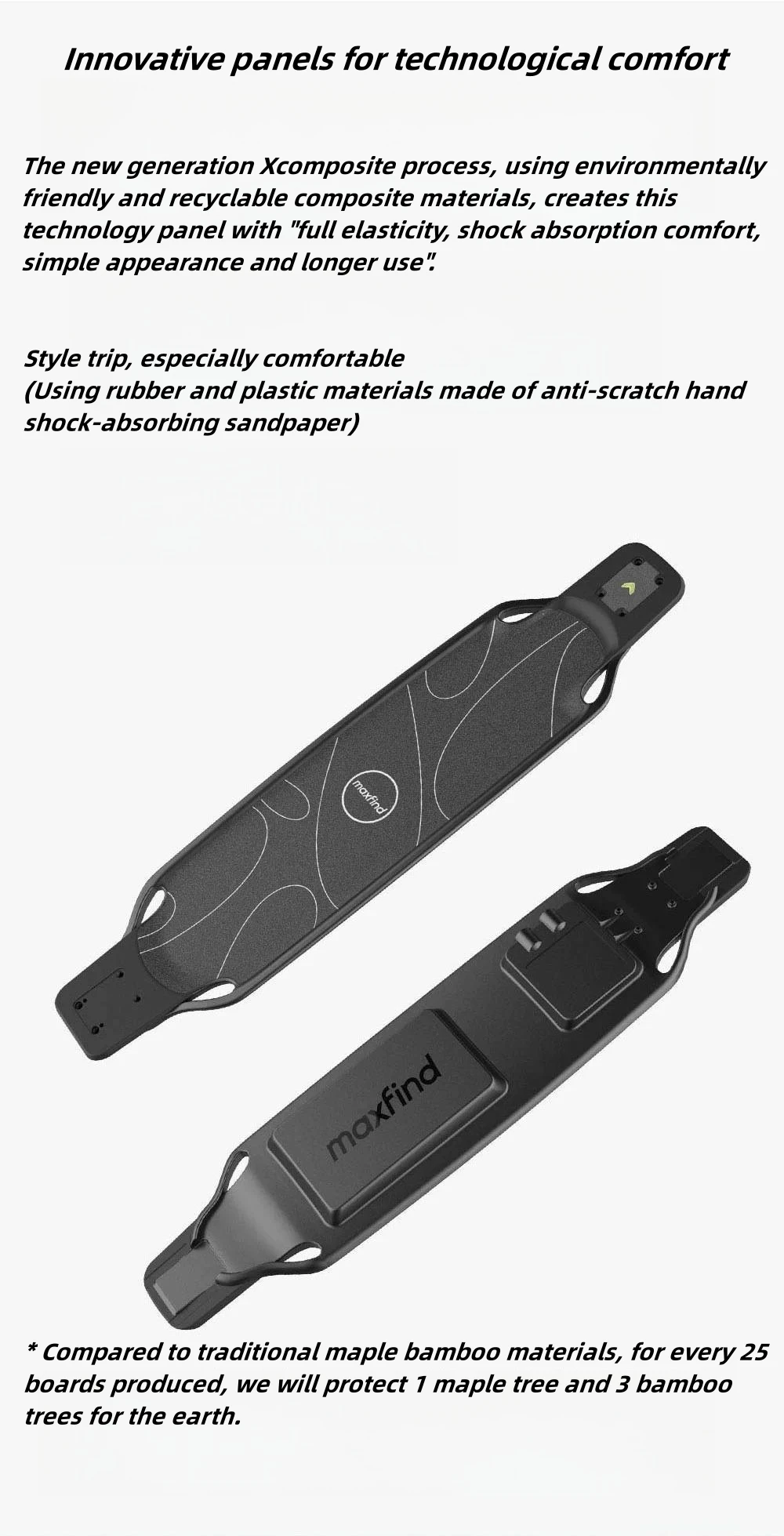 Maxfinds new Max5 series four-wheel electric skateboard remote control dual-drive adult commuter scooter