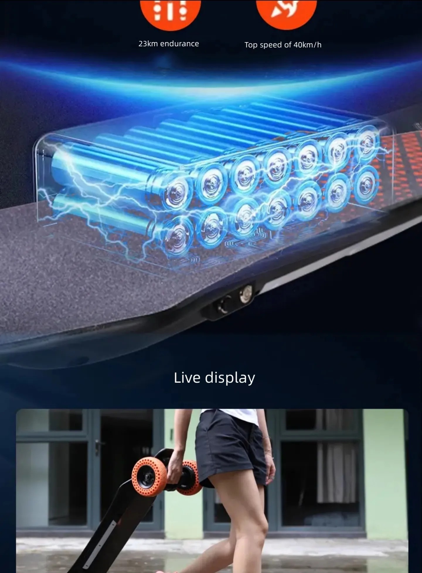 Gryan SUV Jupiter all-terrain electric scooter Electric land impact board replacement walking speed down waterproof skateboard