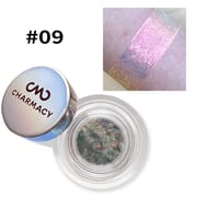 CHARMACY New 10 Color Multichrome Gel Eyeshadow Chameleon Shiny Gel Eyeshadows Flakes Gel Eye Makeup Duochrome Glitter Eye