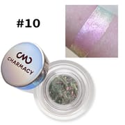 CHARMACY New 10 Color Multichrome Gel Eyeshadow Chameleon Shiny Gel Eyeshadows Flakes Gel Eye Makeup Duochrome Glitter Eye