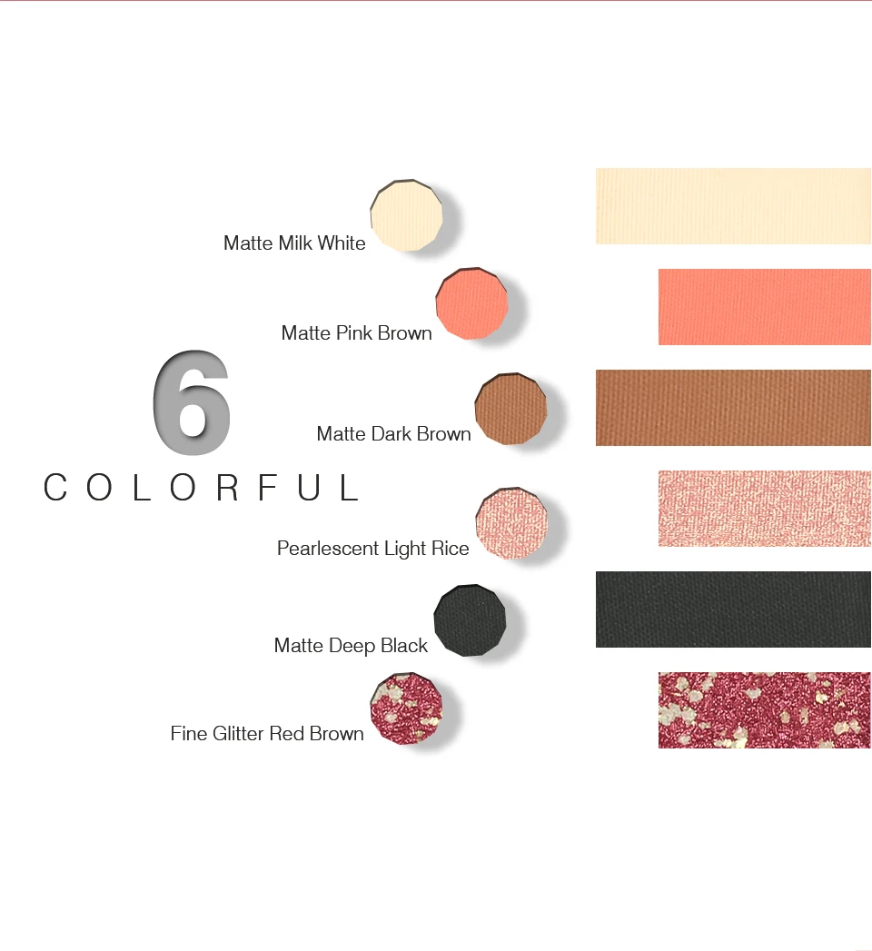 CHARMACY Glitter Matte Eyeshadow Palette 10 Pattern 3D Printing Eye Pigment Shadows Waterproof Longstay Eye Makeup Dropshipping