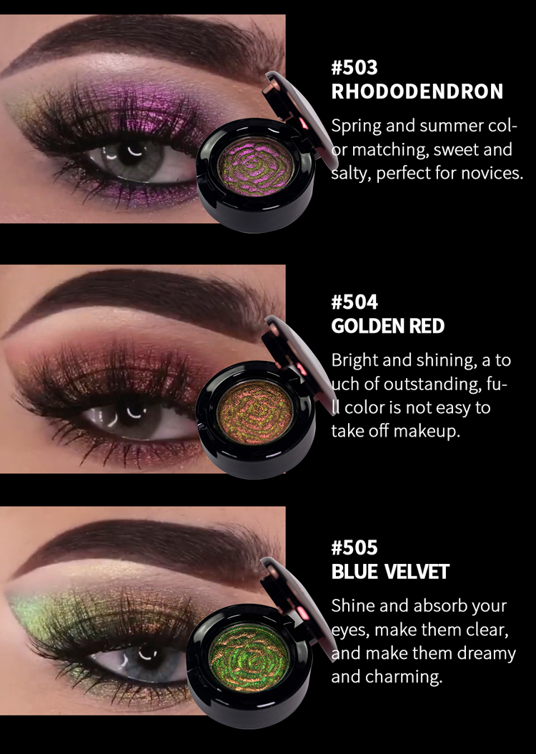 CHARMACY Chameleon Glitter Eyeshadow Insane Shifters Long Lasting Single Shimmer Eyeshadows Eye Makeup Cosmetic for Women Coupon & Discount