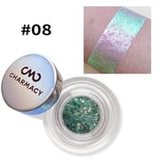 CHARMACY New 10 Color Multichrome Gel Eyeshadow Chameleon Shiny Gel Eyeshadows Flakes Gel Eye Makeup Duochrome Glitter Eye