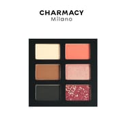 CHARMACY Glitter Matte Eyeshadow Palette 10 Pattern 3D Printing Eye Pigment Shadows Waterproof Longstay Eye Makeup Dropshipping
