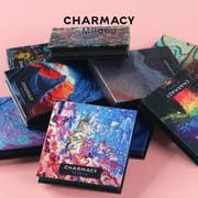 CHARMACY Glitter Matte Eyeshadow Palette 10 Pattern 3D Printing Eye Pigment Shadows Waterproof Longstay Eye Makeup Dropshipping