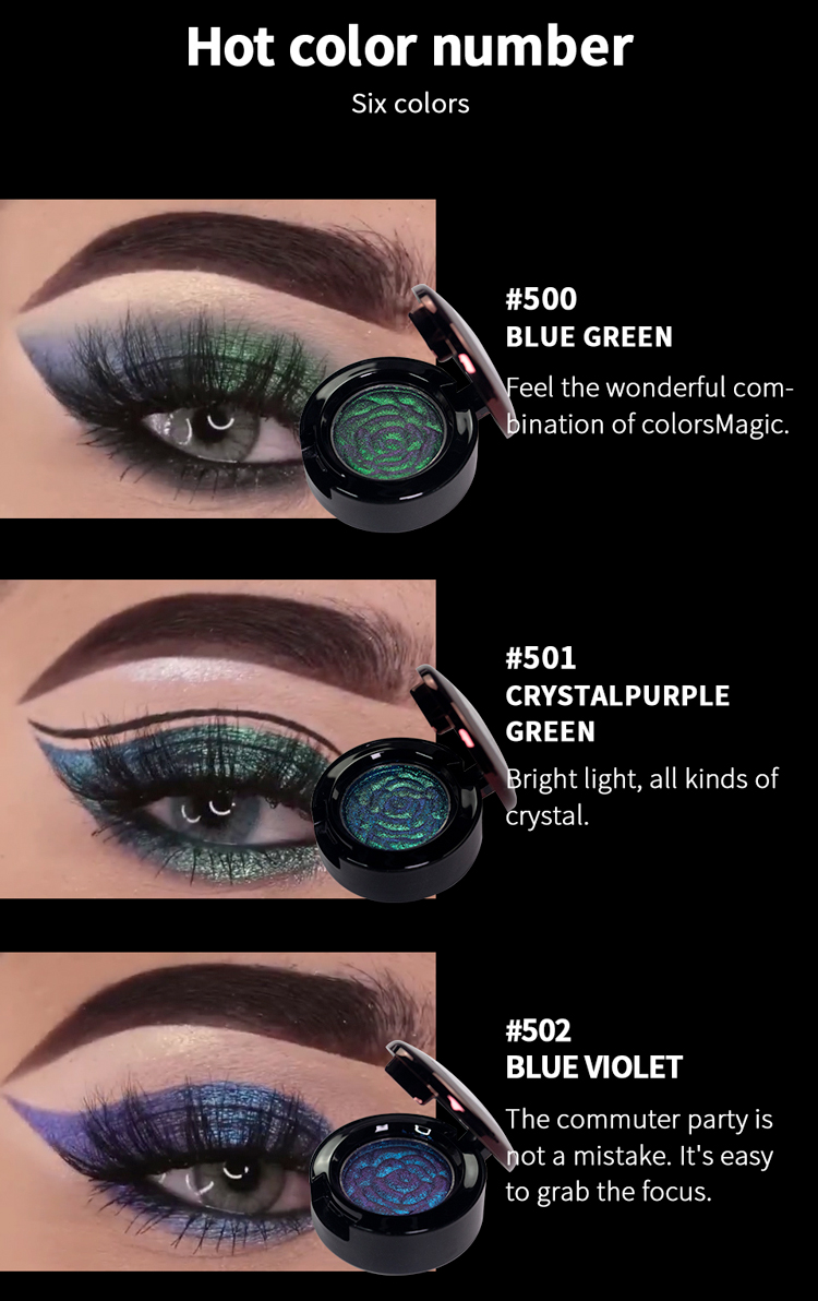 CHARMACY Chameleon Glitter Eyeshadow Insane Shifters Long Lasting Single Shimmer Eyeshadows Eye Makeup Cosmetic for Women Coupon & Discount