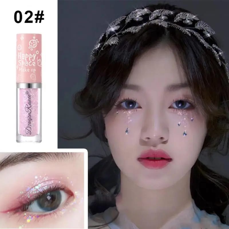 Highlighter Sparkling Eyes 8 Colors Beauty Cosmetics Pearlescent Glitter Eye Shadow Liquid Eye Shadow Eyes Makeup