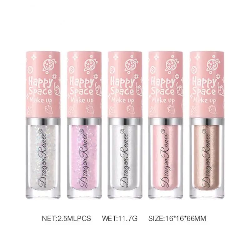 Highlighter Sparkling Eyes 8 Colors Beauty Cosmetics Pearlescent Glitter Eye Shadow Liquid Eye Shadow Eyes Makeup