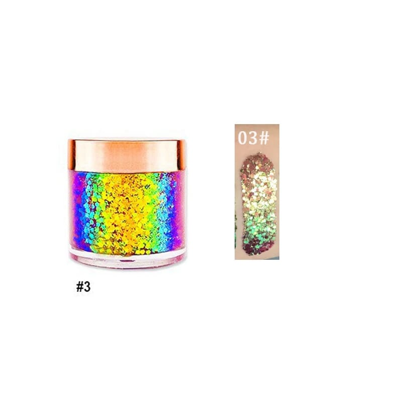 Chameleon Eyeshadow Metallic Powder Sequin Shiny High Gloss Pigment Eyeshadow Palette Eyes Makeup Party Cosmetic Glitter Sequin