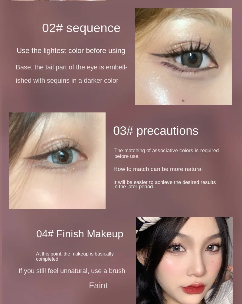 12 Color Eye Shadow Plate Pearlescent Shimmer Eye Shadow Makeup Palette Eye Shadow Beauty Glazed