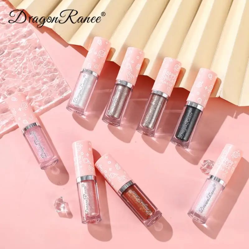 Highlighter Sparkling Eyes 8 Colors Beauty Cosmetics Pearlescent Glitter Eye Shadow Liquid Eye Shadow Eyes Makeup
