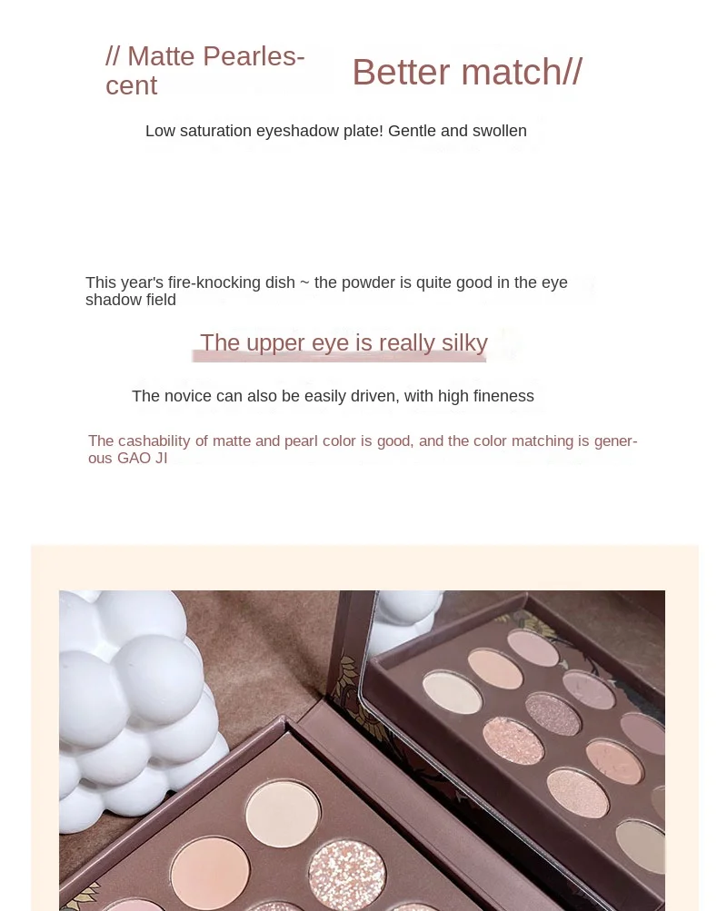 12 Color Eye Shadow Plate Pearlescent Shimmer Eye Shadow Makeup Palette Eye Shadow Beauty Glazed