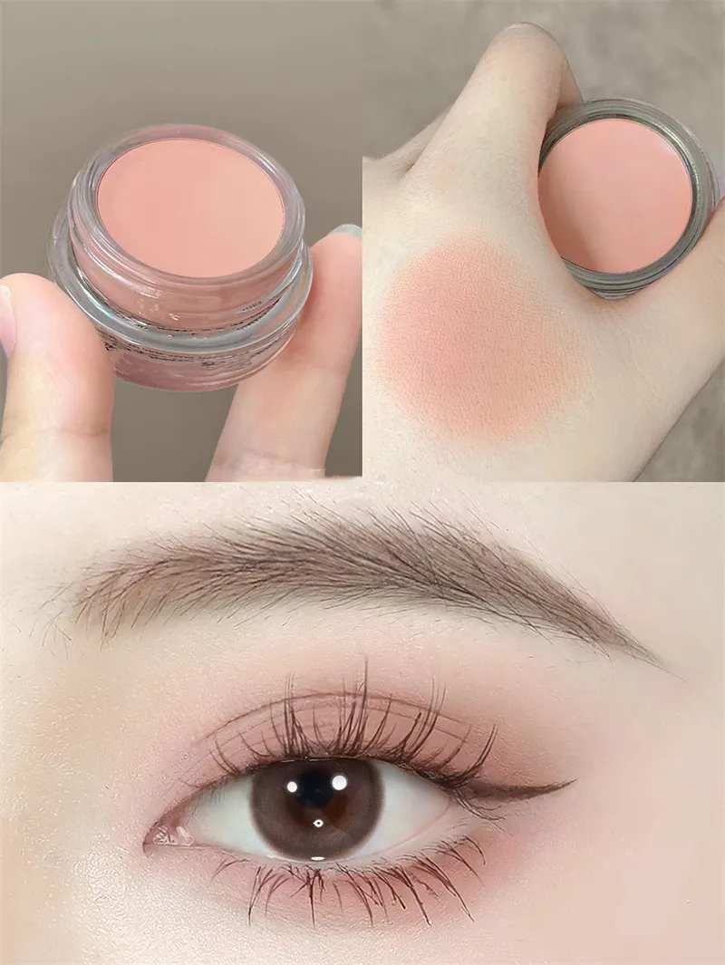 Eyeshadow Cream Glitter Matte Eye shadow Cream Contour Pigment Long Lasting Fine Shimmer Matte Natural Shadow Cream Eyes Makeup