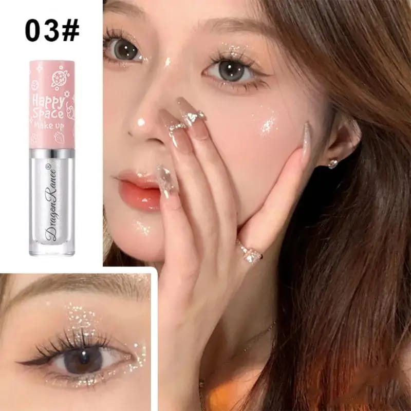 Highlighter Sparkling Eyes 8 Colors Beauty Cosmetics Pearlescent Glitter Eye Shadow Liquid Eye Shadow Eyes Makeup