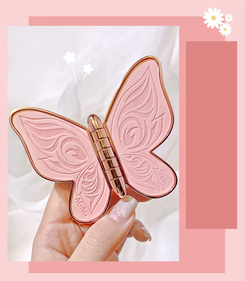 Brand 6 colors Eyeshadow palette butterfly Eye shadow lucky Koi Pearl Sequins Glitter Matte Makeup plate glitter eyeshadow