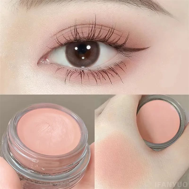 Eyeshadow Cream Glitter Matte Eye shadow Cream Contour Pigment Long Lasting Fine Shimmer Matte Natural Shadow Cream Eyes Makeup
