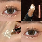 Pearlescent Eye Shadow Stick Shimmering Clear Sparkle Diamond Lying Silkworm Pencil Long Lasting Glitter for Eyes Korean Makeup