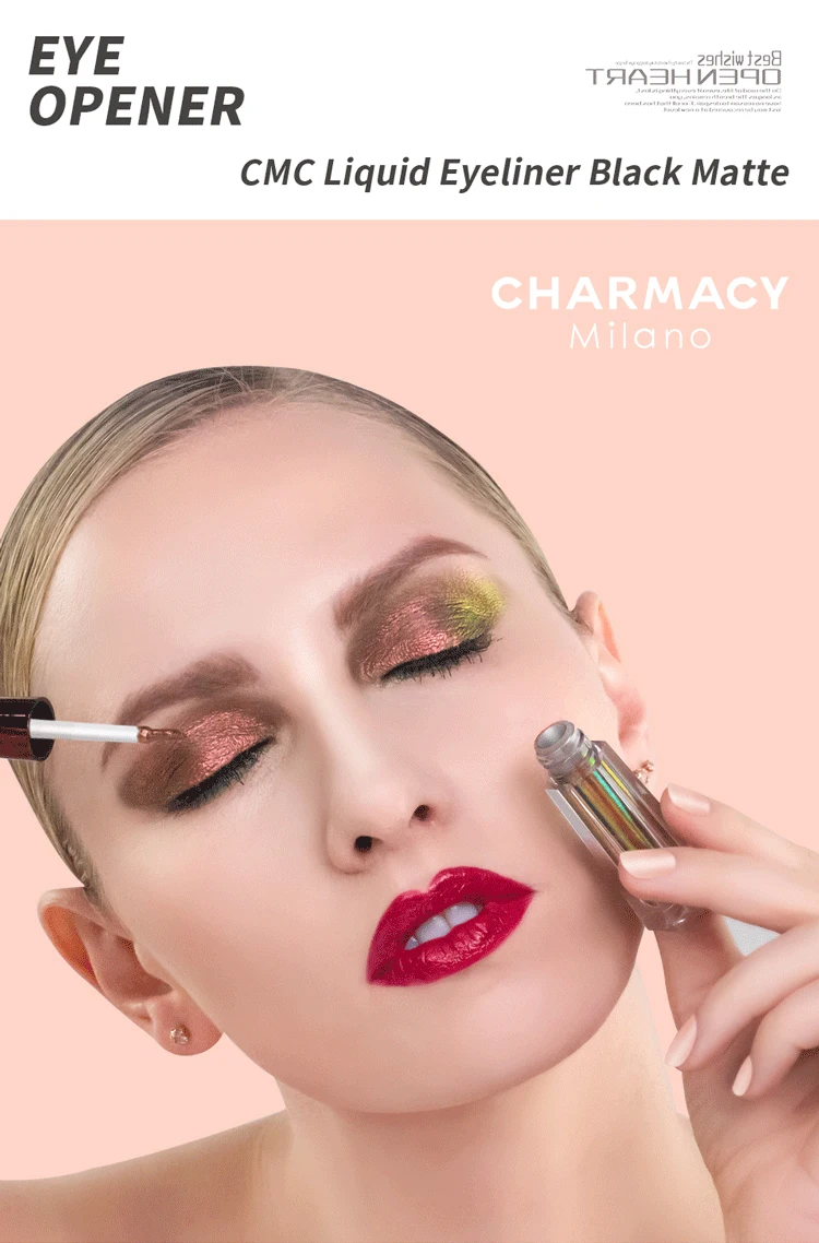 CHARMACY Liquid Duochrome Eyeshadow Glitter Long-lasting Liquid Eyeshadows Waterproof Eye Shadow Professional Makeup Cosmetic