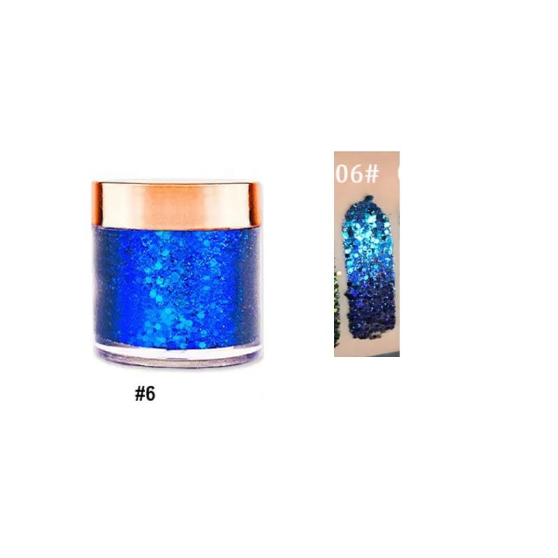 Chameleon Eyeshadow Metallic Powder Sequin Shiny High Gloss Pigment Eyeshadow Palette Eyes Makeup Party Cosmetic Glitter Sequin