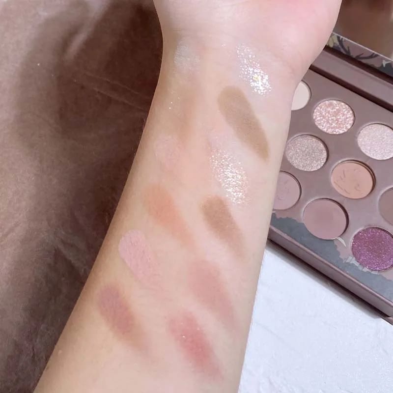 12 Color Eye Shadow Plate Pearlescent Shimmer Eye Shadow Makeup Palette Eye Shadow Beauty Glazed